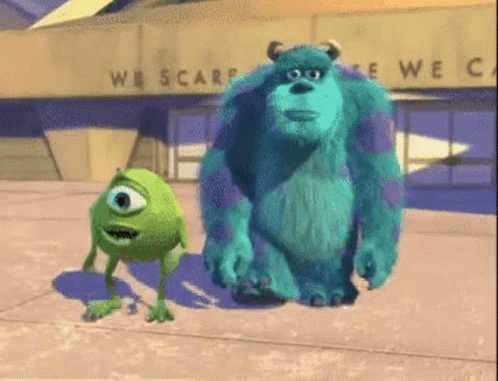 Mike Wazowski With Sulley Meme GIF