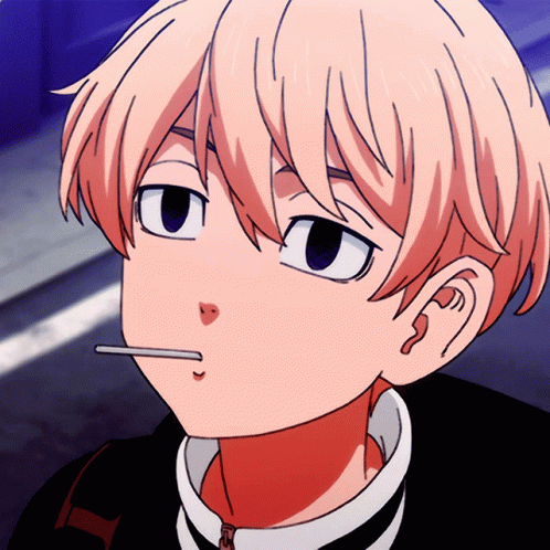 Mikey Eating Toothpick No Blinking GIF