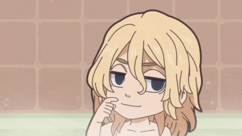 Mikey Tokyo Revengers Bath Tub GIF