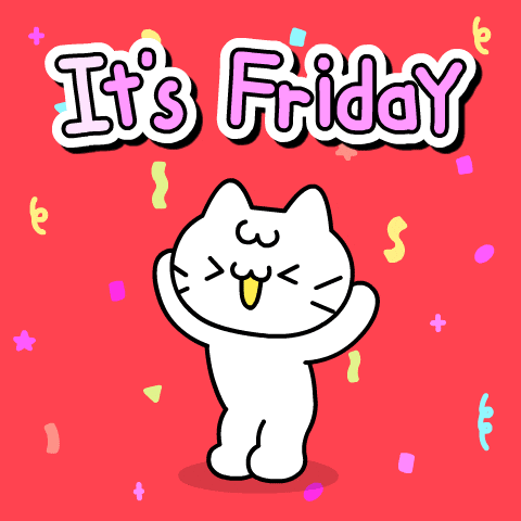 Mikitti White Cat Dancing Its Friday GIF