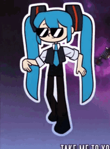 Miku Dancing In A Suit GIF