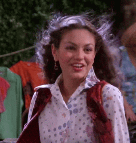 Mila Kunis Teasing Justin Timberlake GIF