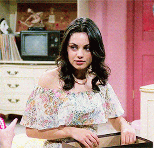 Angry Mila Kunis As Jackie Berkhart GIF