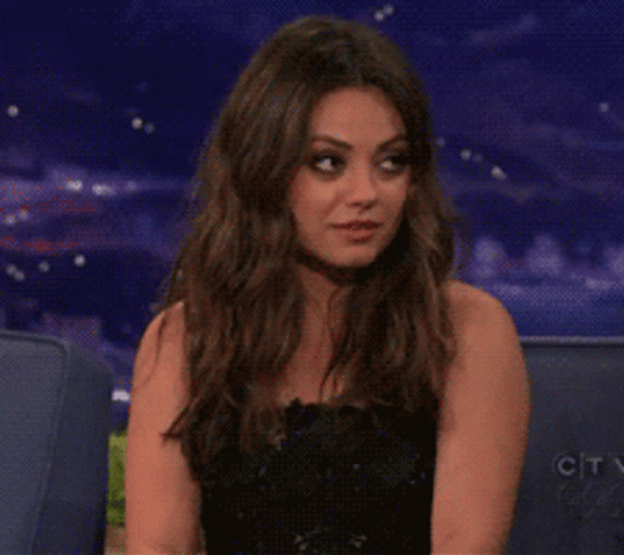 Mila Kunis Disappointed Reaction GIF