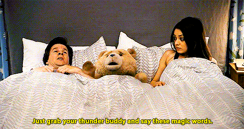 Mila Kunis Ted Mark Wahlberg GIF