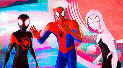 Miles Morales Spiderman Into The Spiderverse GIF