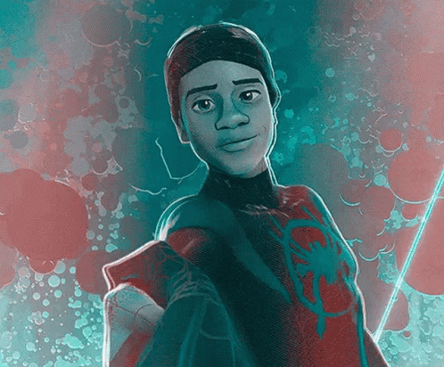Miles Morales Sweet Smile GIF