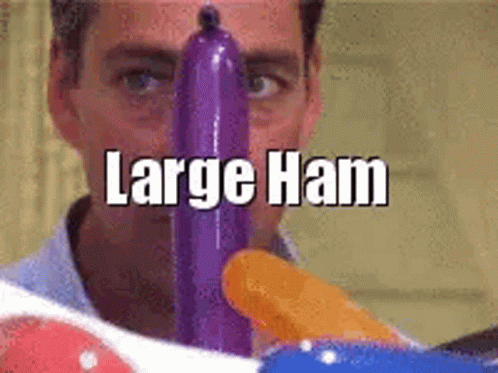 Miles Richardson Large Ham GIF