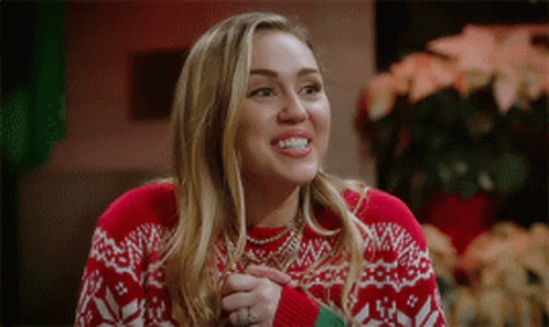 Miley Cyrus Beautiful Smile GIF