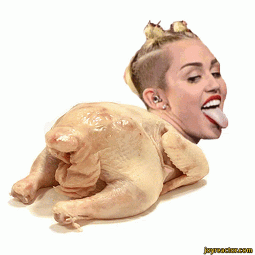 Miley Cyrus Animated Silly Face GIF