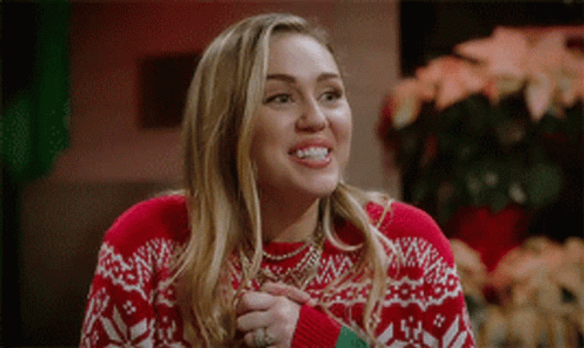 Miley Cyrus Beautiful Smile GIF