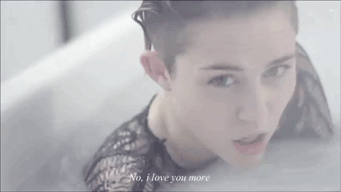 Miley Cyrus No I Love You More GIF