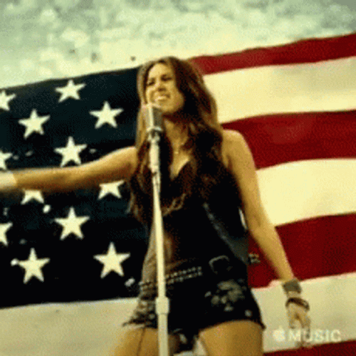 Miley Cyrus Party In USA GIF