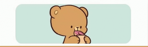 Milk And Mocha Bear Eating Loop GIF