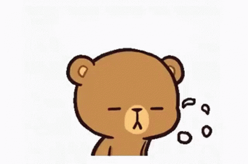 Milk And Mocha Bear Frustrated Fiery Background GIF