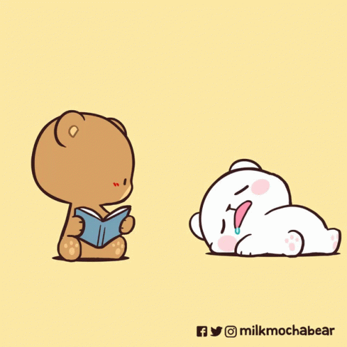 Milk And Mocha Bear Loving Kisses GIF