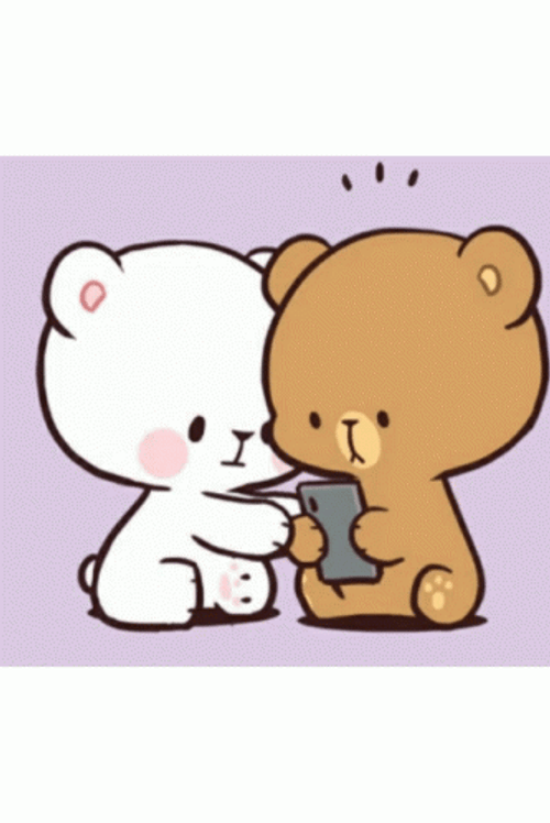 Milk And Mocha Bear Giving Affection GIF