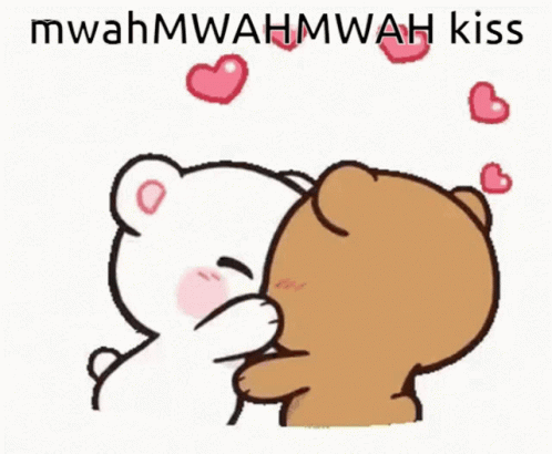 Milk And Mocha Bears Smooch GIF