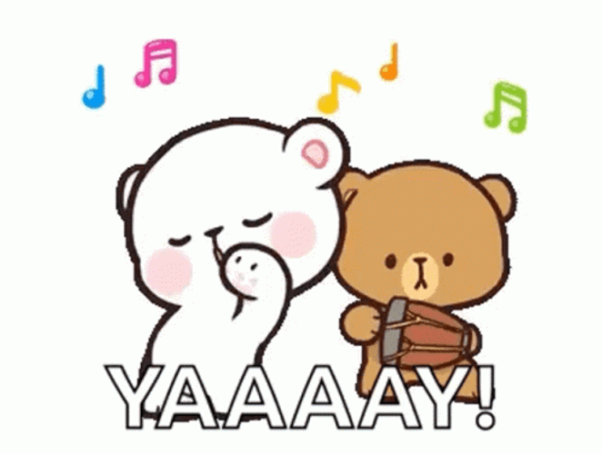 Milk And Mocha Happy Dancing GIF