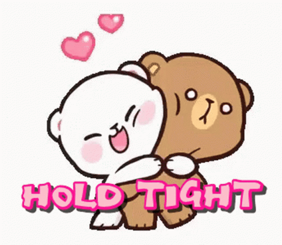 Milk And Mocha Hold Tight GIF