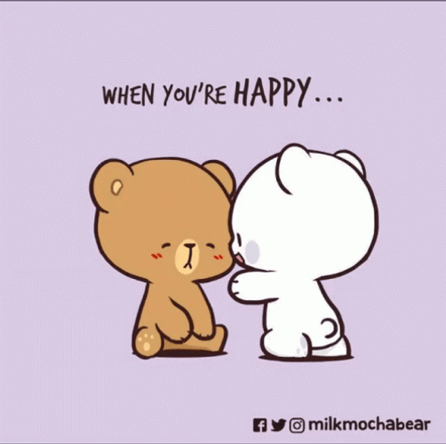 Milky And Mocha Bear Comfort Hugs GIF