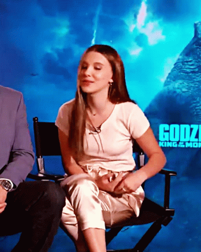 Millie Bobby Brown Godzilla Interview GIF
