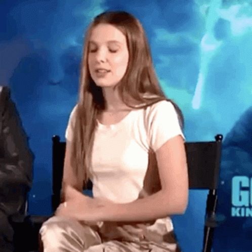 Millie Bobby Brown Hand Moves GIF