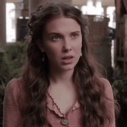Millie Bobby Brown Asking Question GIF