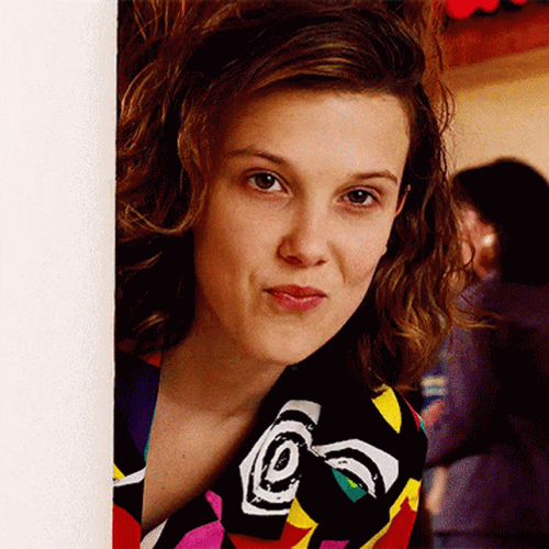 Millie Bobby Brown Pouting Lips GIF
