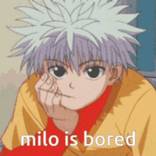 Milo Is Bored Killua GIF