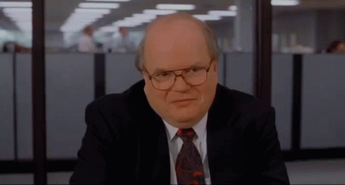 Milton Office Space Bob Porter Passive Reaction GIF