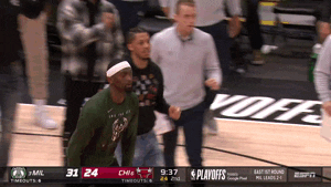 Milwaukee Bucks Bobby Portis Pat Connaughton Shoulder Bump GIF