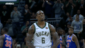 Milwaukee Bucks Eric Bledsoe Screaming GIF