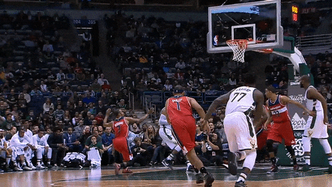 Milwaukee Bucks Giannis Antetokounmpo Slam Dunk GIF