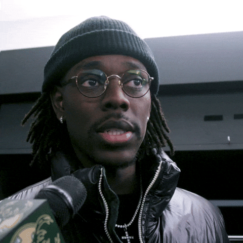 Milwaukee Bucks Jrue Holiday Widening Eyes GIF