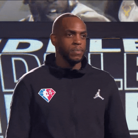Milwaukee Bucks Khris Middleton Raising Hand GIF
