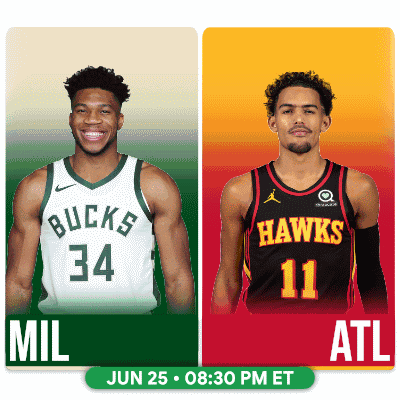 Milwaukee Bucks vs Atlanta Hawks Basketball Game