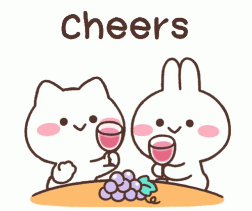 Mimi And Neko Cheers GIF