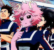 Mina Ashido Finger Guns GIF