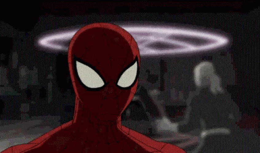 Mind Blown Spiderman GIF