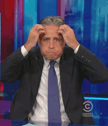 Mind Explosion Jon Stewart Reaction GIF