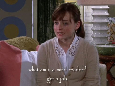 Mind Reader Alexis Bledel Gilmore Girls GIF