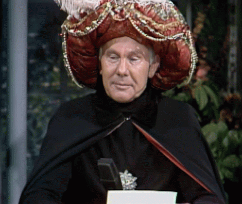 Mind Reader Carnac The Magnificent GIF