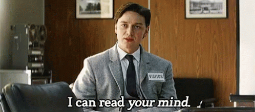 Mind Reader James Mcavoy Can Read Minds GIF
