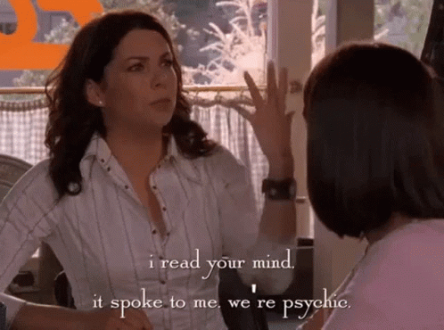 Mind Reader Lauren Graham Gilmore Girls GIF