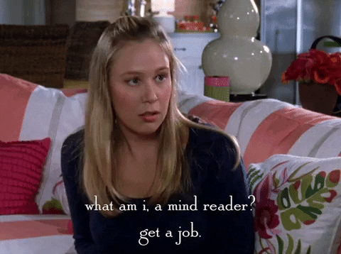 Mind Reader Paris Geller Gilmore Girls GIF