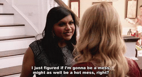 Mindy Kaling Hot Mess GIF