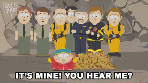 It's Mine Eric Cartman South Park GIF