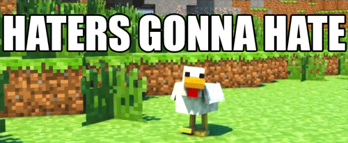 Minecraft Axolotl Chicken GIF