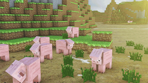 Minecraft Axolotl Farm GIF